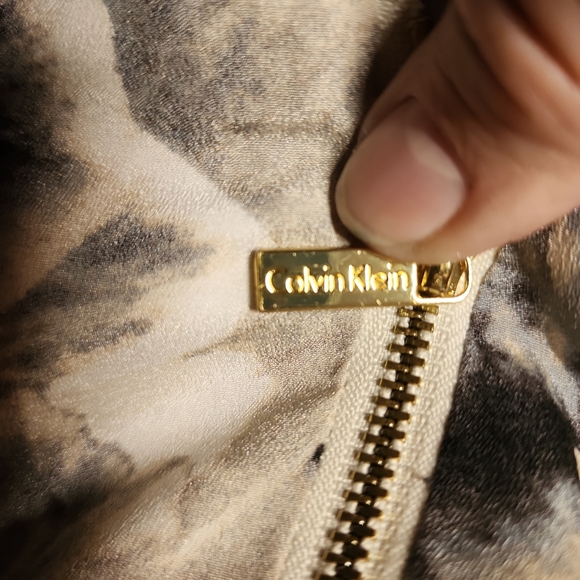 Calvin Klein wind breaker,  stand up collar, long sleeves, floral XS - Picture 6 of 8